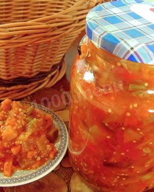 Овощное рагу на зиму без уксуса