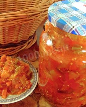 Овощное рагу на зиму без уксуса