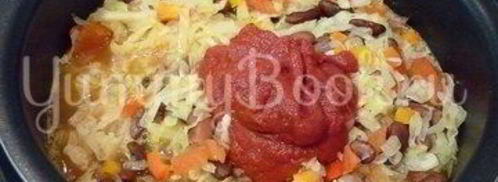 овощное рагу с фасолью. Шаг 16