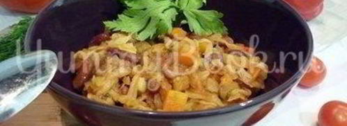 овощное рагу с фасолью. Шаг 20