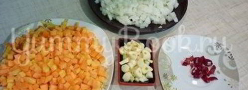 овощное рагу с фасолью. Шаг 4