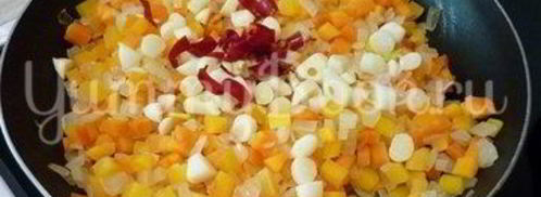 овощное рагу с фасолью. Шаг 9