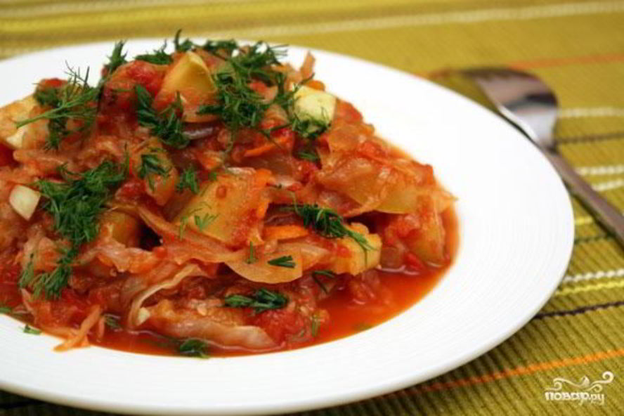 Рецепт овощное рагу с кабачками