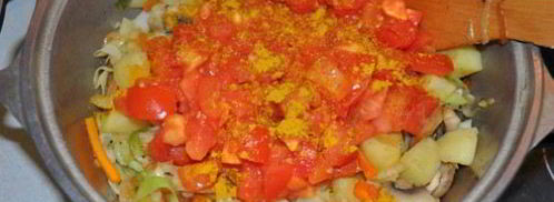 овощное рагу с капустой. Шаг 4