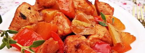 овощное рагу с куриной грудкой. Шаг 14