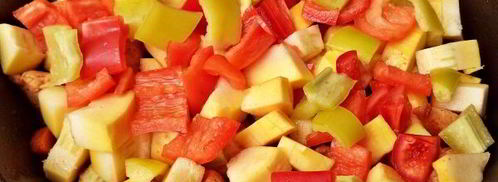 овощное рагу с куриной грудкой. Шаг 11