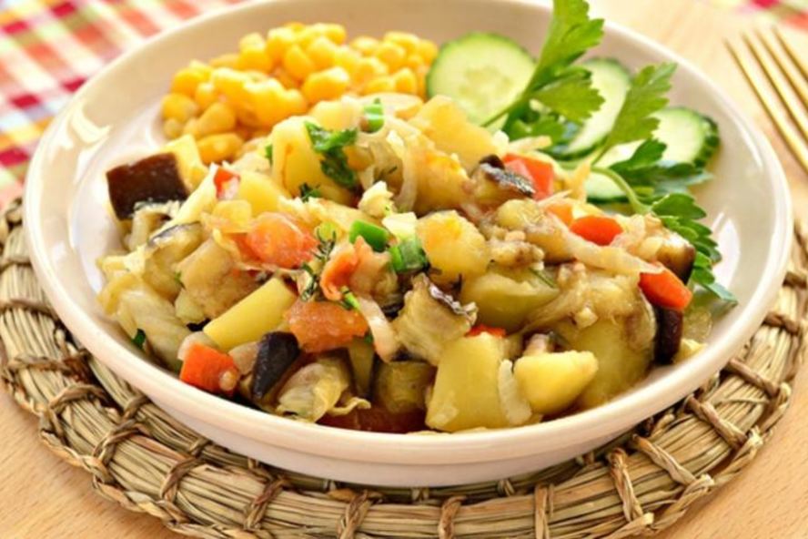 Рецепт овощное рагу с пекинской капустой