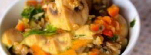 овощное рагу с шампиньонами. Шаг 4