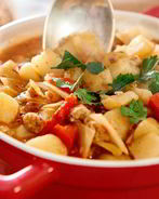 Овощное рагу с тефтелями