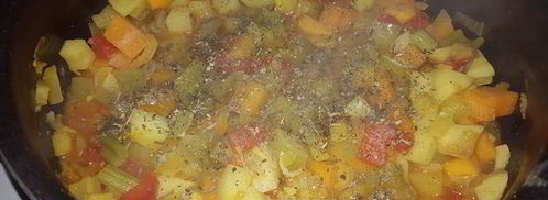 овощное рагу с топинамбуром. Шаг 7