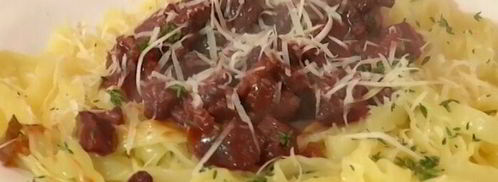 паста с рагу из дичи. Шаг 14