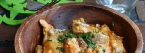 рагу из баклажанов с курицей. Шаг 6