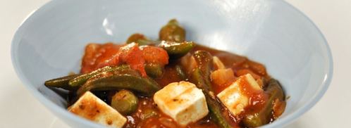 рагу из бамии с фетой. Шаг 4