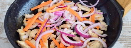 рагу из кабачков с курицей. Шаг 6