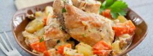 рагу из кролика в мультиварке. Шаг 6