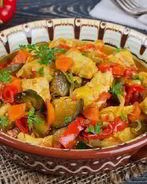 Рагу из курицы с овощами