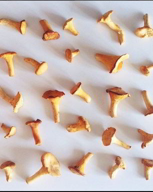 Рагу из лисичек и баклажанов