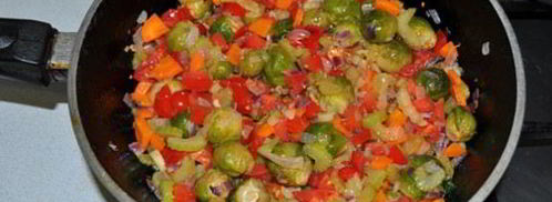 рагу из печени с овощами. Шаг 6