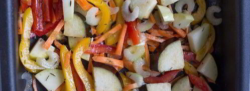 рагу из печеных овощей с пряным кускусом. Шаг 2