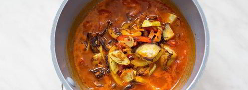 рагу из печеных овощей с пряным кускусом. Шаг 4