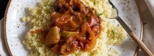 рагу из печеных овощей с пряным кускусом. Шаг 5