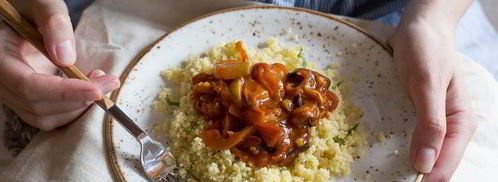 рагу из печеных овощей с пряным кускусом. Шаг 6