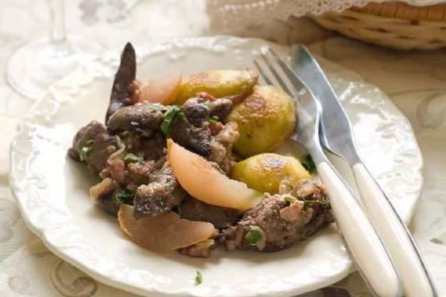Рецепт рагу из свинины с грушей