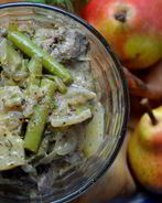 Рагу с фасолью и грушей