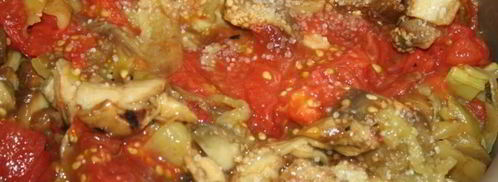 рагу с говядиной и овощами, запеченными на мангале. Шаг 5