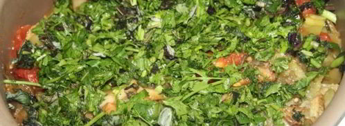 рагу с говядиной и овощами, запеченными на мангале. Шаг 6