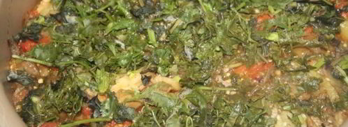 рагу с говядиной и овощами, запеченными на мангале. Шаг 7