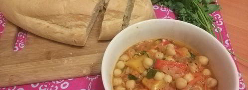 рагу с нутом и тыквой. Шаг 7