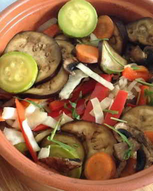 Рагу с овощами и говядиной