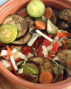 Рагу с овощами и говядиной