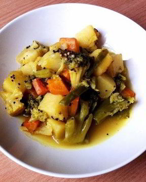 Сабджи — индийское овощное рагу