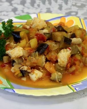 Рататуй с мясом