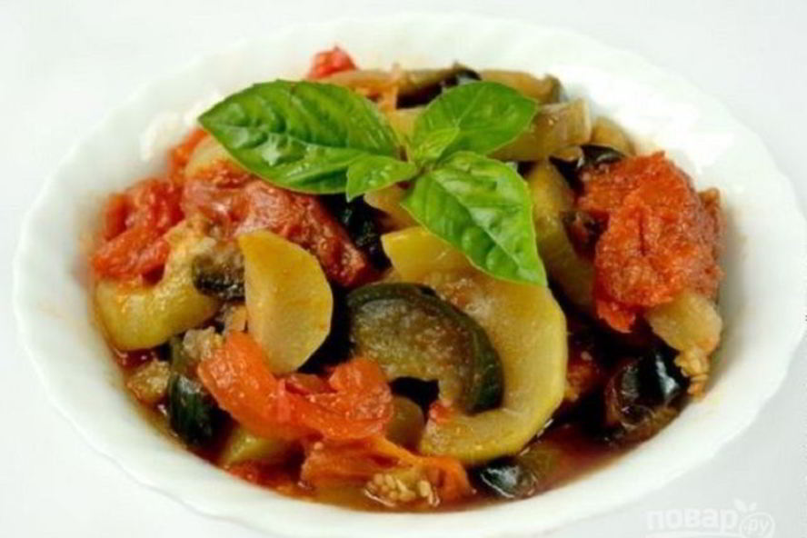 Рецепт рататуй в мультиварке