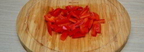 рисовая лапша с куриным филе и овощами. Шаг 4