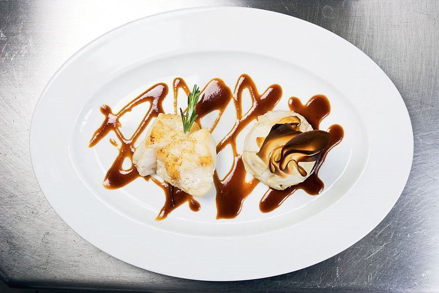 Рецепт филе морского черта с корсиканским ризотто