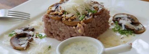 красное ризотто с горгонцоловым соусом. Шаг 25