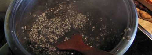 ризотто черное с дарами моря. Шаг 27