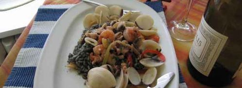 ризотто черное с дарами моря. Шаг 30