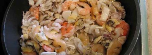 ризотто черное с дарами моря. Шаг 18