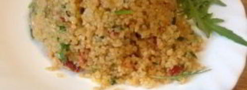 ризотто из булгура с рукколой. Шаг 9