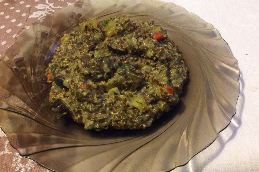 Рецепт ризотто из киноа с лесными грибами