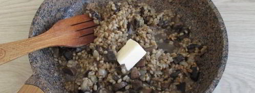 ризотто из перловки с грибами. Шаг 13