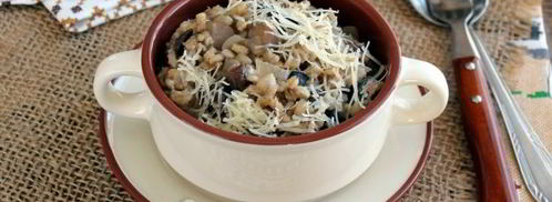 ризотто из перловки с грибами. Шаг 15