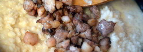 ризотто карбонара. Шаг 4