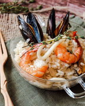 Ризоттo Porto Venere с морепродуктами