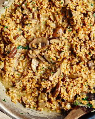 Ризотто с белым вином и пармезаном